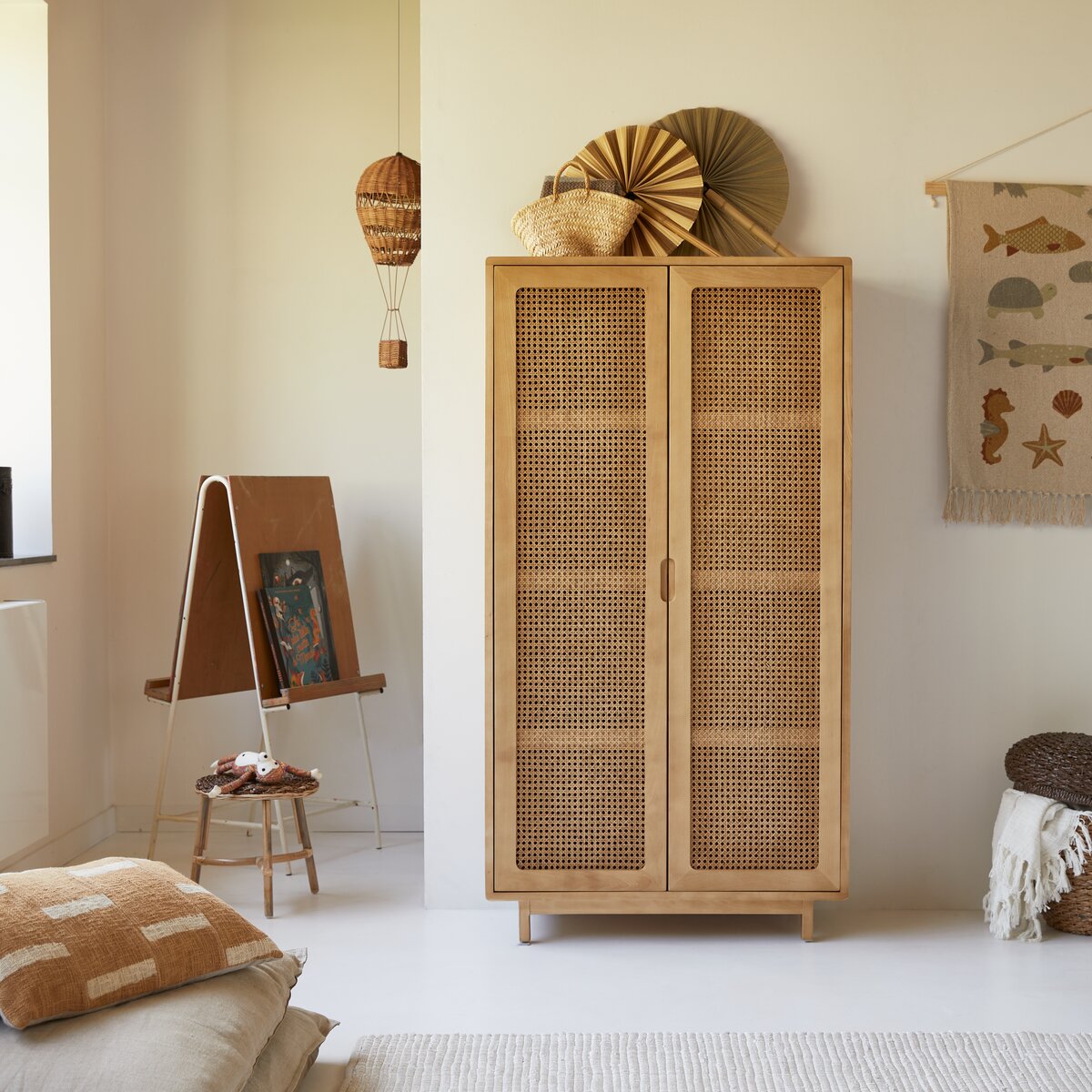 Paglia di Vienna H 45 cm - Tessuto decorativo naturale
