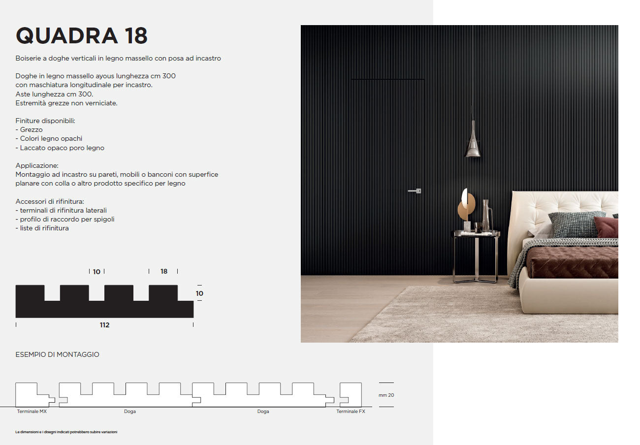 Boiserie Doga quadra 18