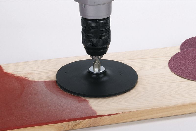 Platorello di gomma Wolfcraft. gambo 8 ø 125