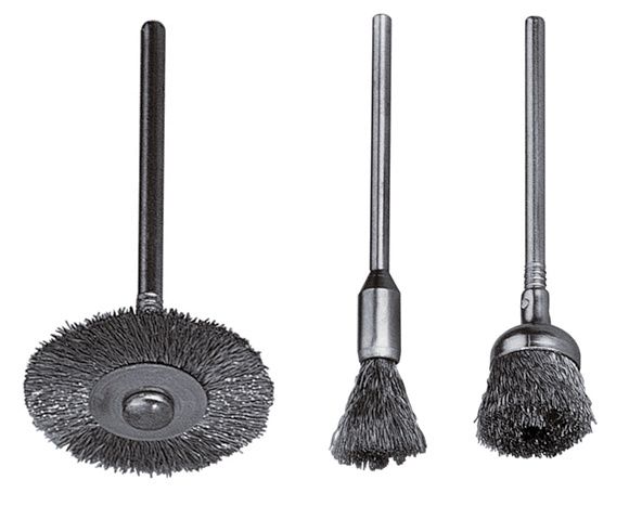 Minispazzole Wolfcraft per trapani, minitrapani e alberi flessibili.