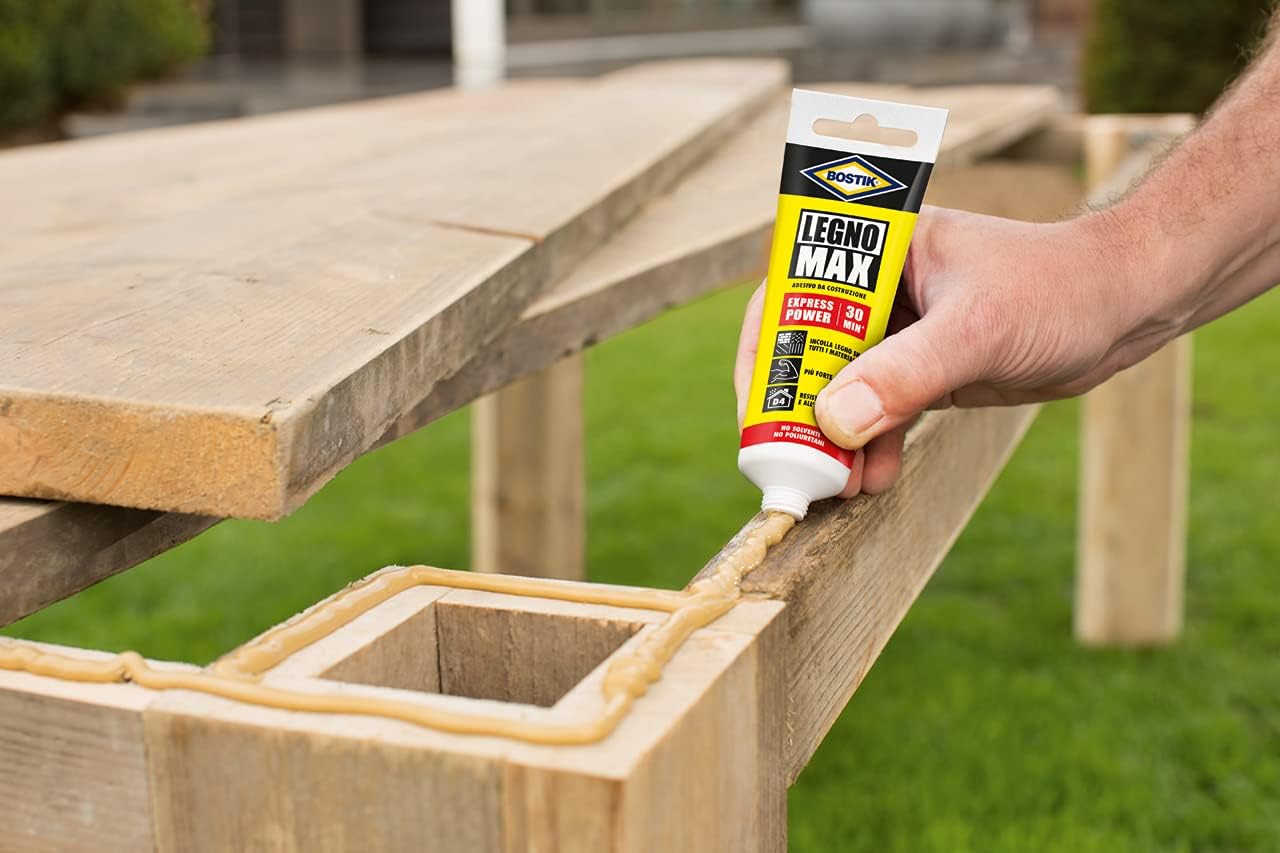 Bostik Legno Max Express Power Colla per Legno Extra Forte - Tubetto 100g