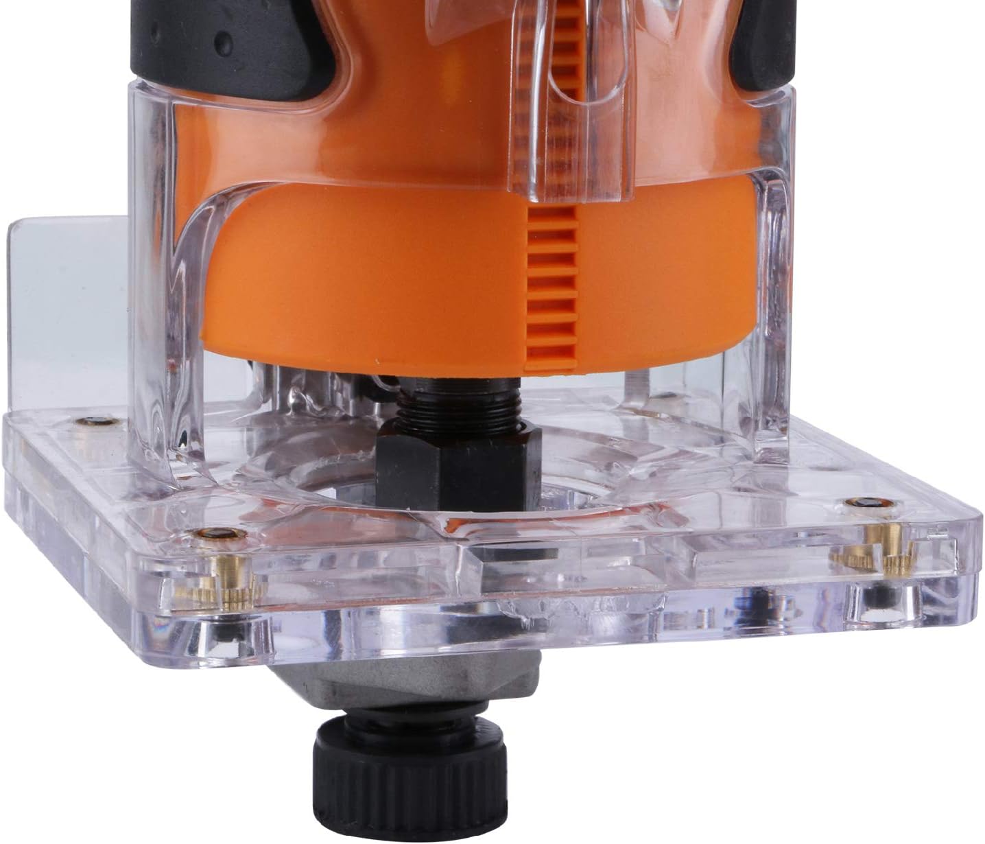 CMT10 Elettrofresatrice Professionale per Bordi 550W-230V con Pinze 6/8 mm, 550 W, 230 V, Arancio/Nero, per legno