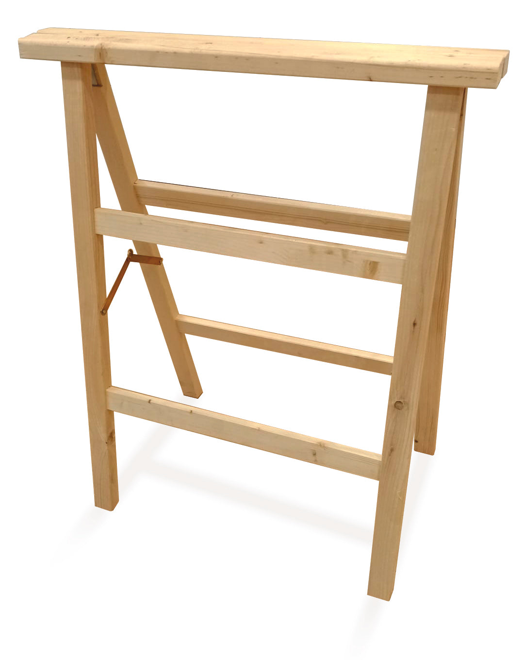Cavalletto a scaletta con appoggio 75x90h