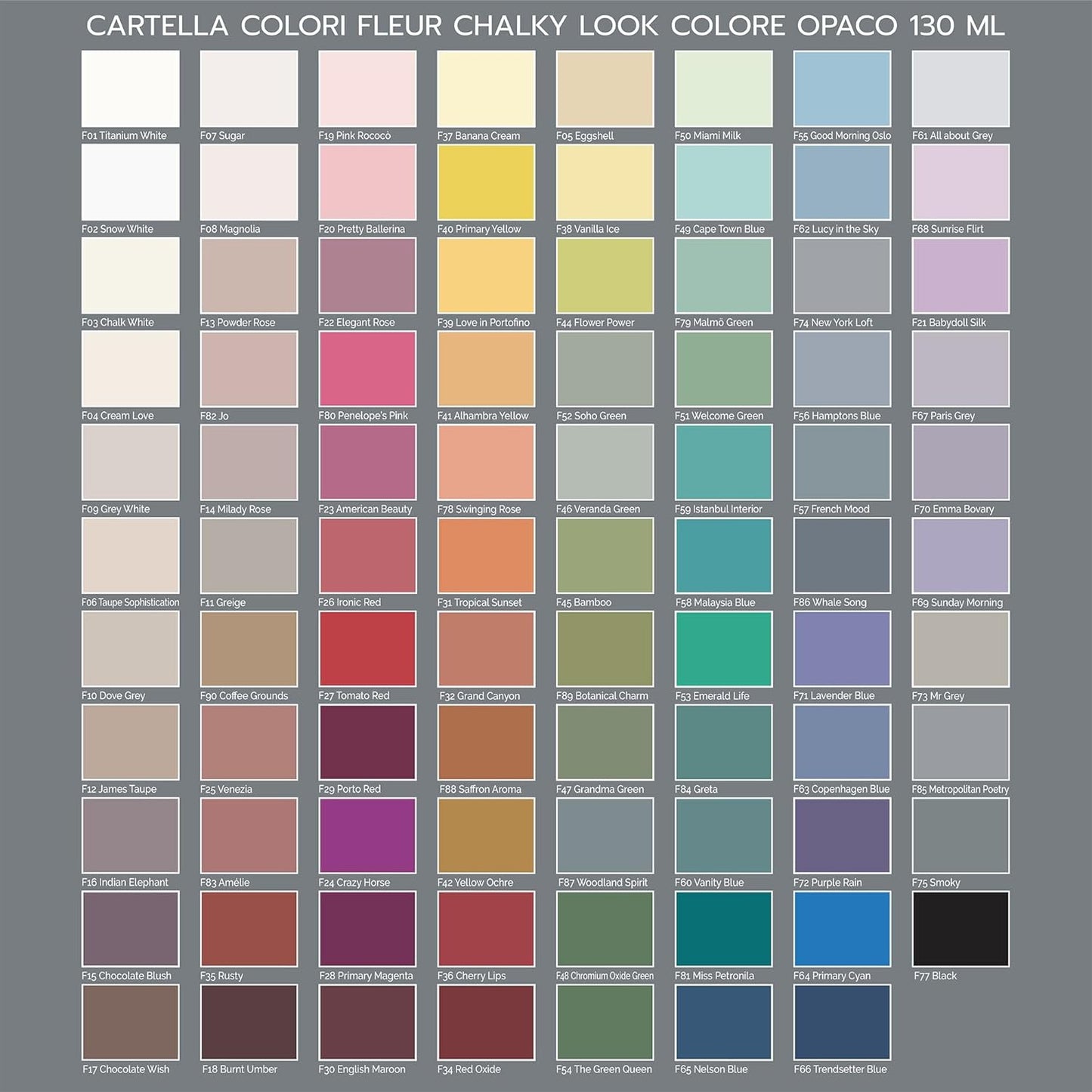 FLEUR DESIGNER'S PAINT | CHALKY LOOK Pittura ad Acqua 330 ml