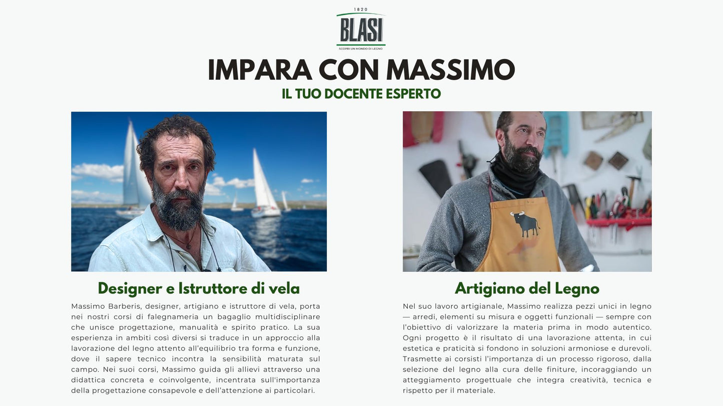 CORSO BASE DI FALEGNAMERIA