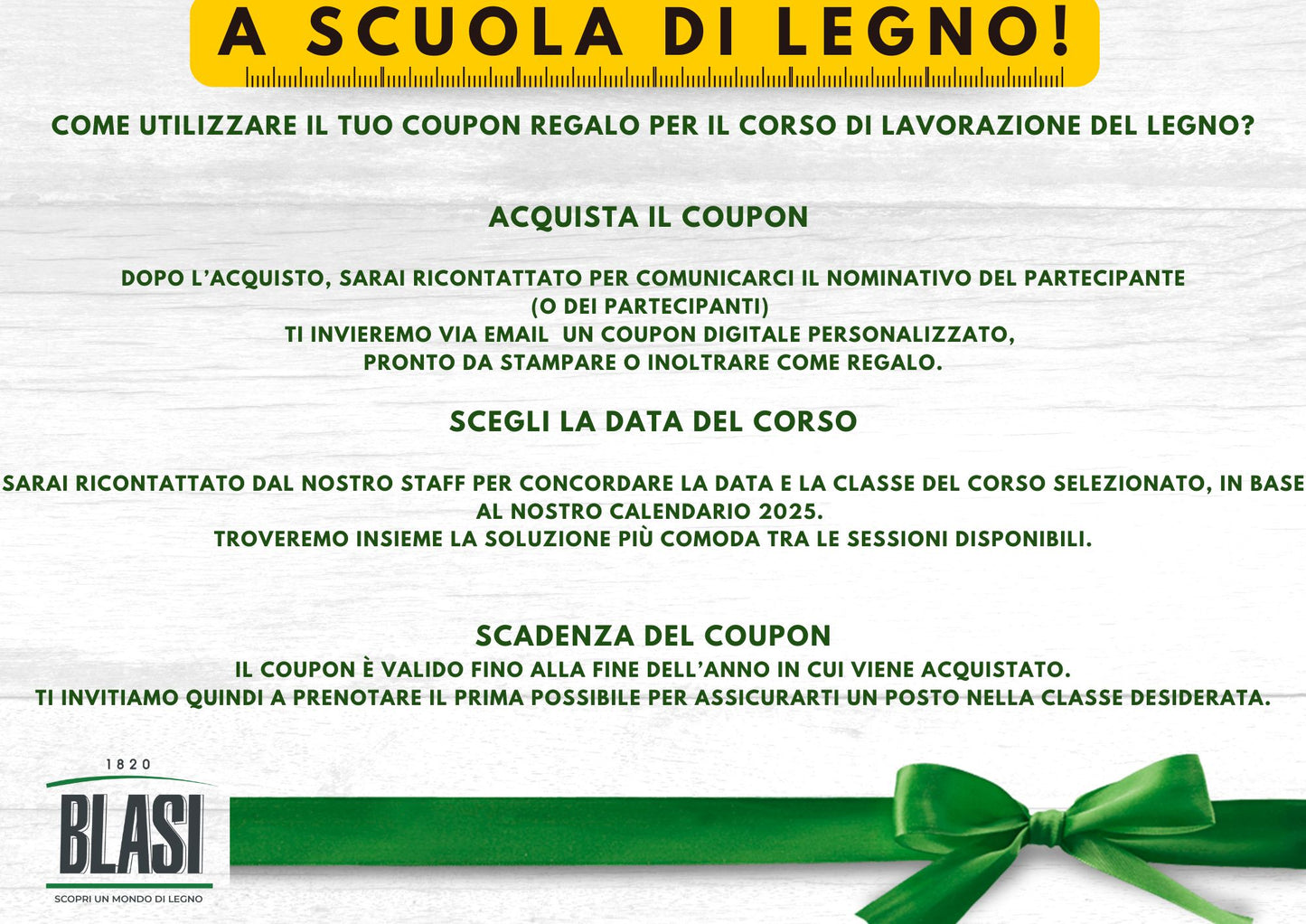 CORSO BASE DI FALEGNAMERIA