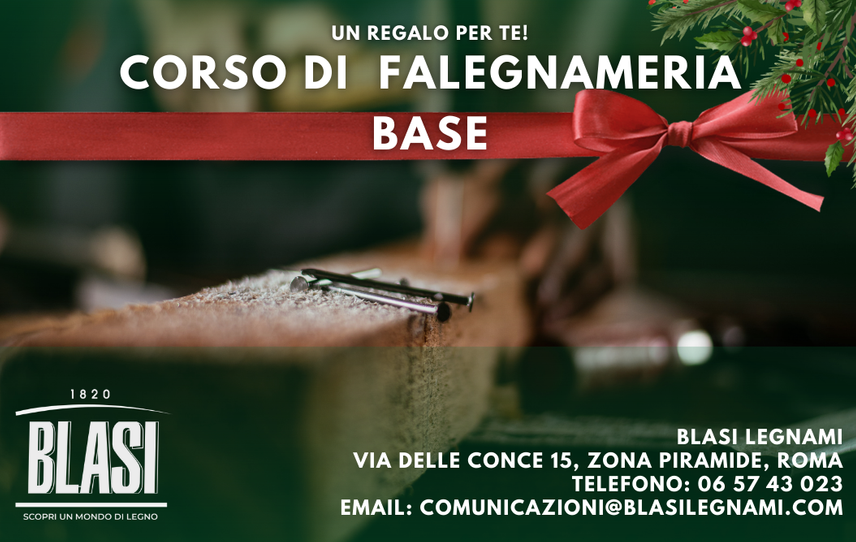 CORSO BASE DI FALEGNAMERIA