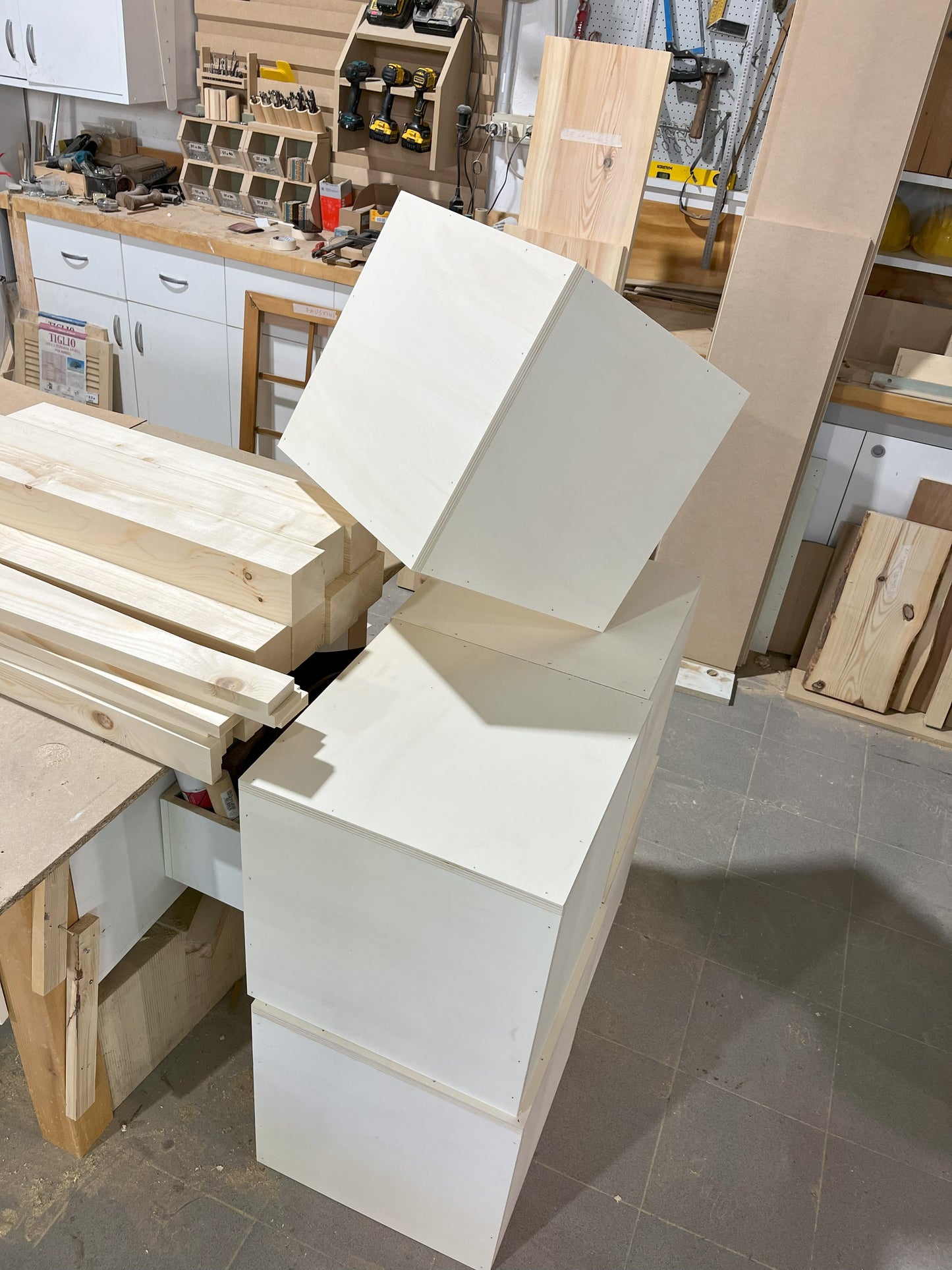 Cubo in Legno in multistrato di betulla