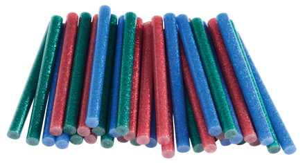 Stick di colla Rapid da 7 mm colorati glitter