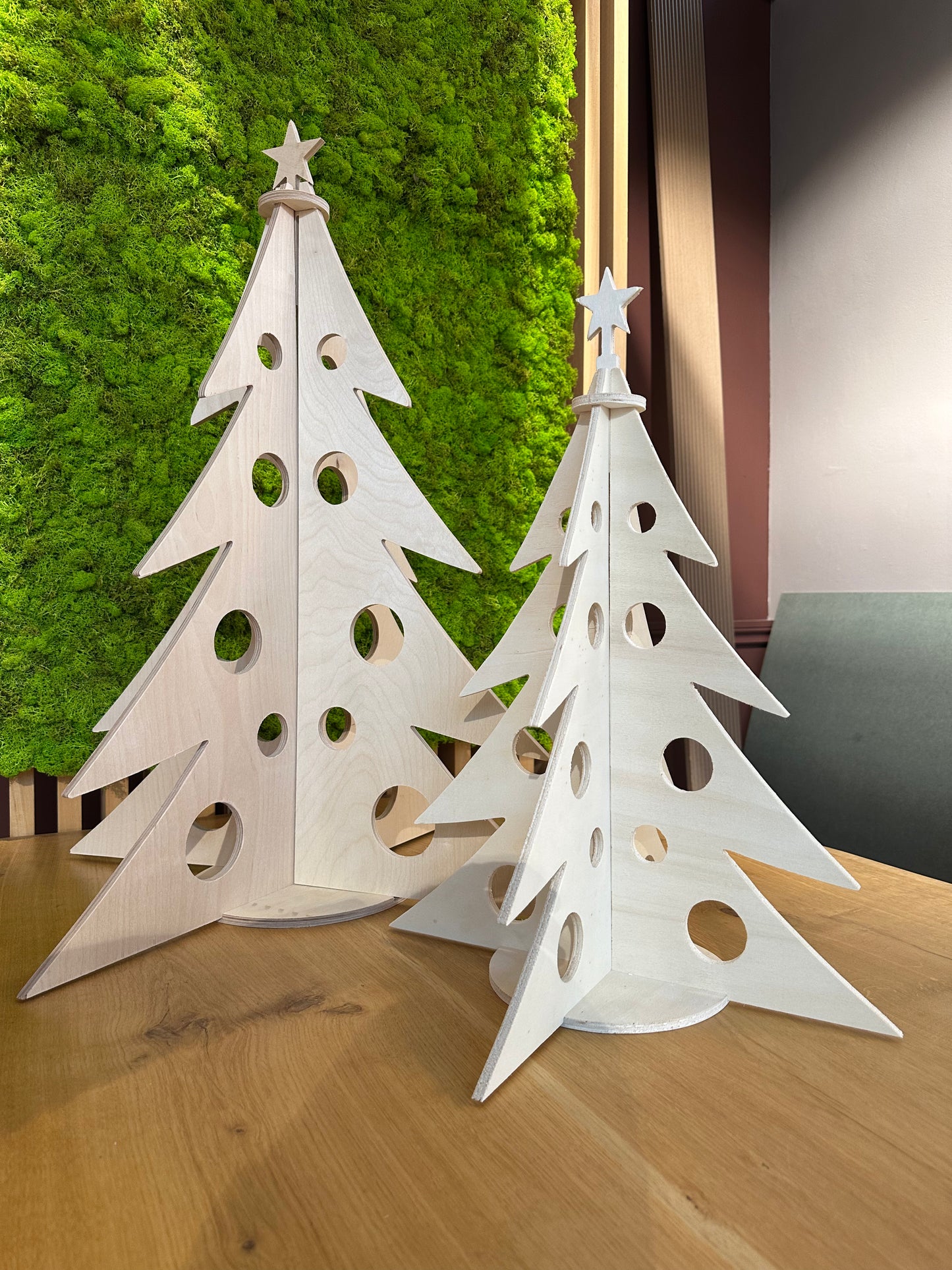 Albero di Natale sagomato in legno