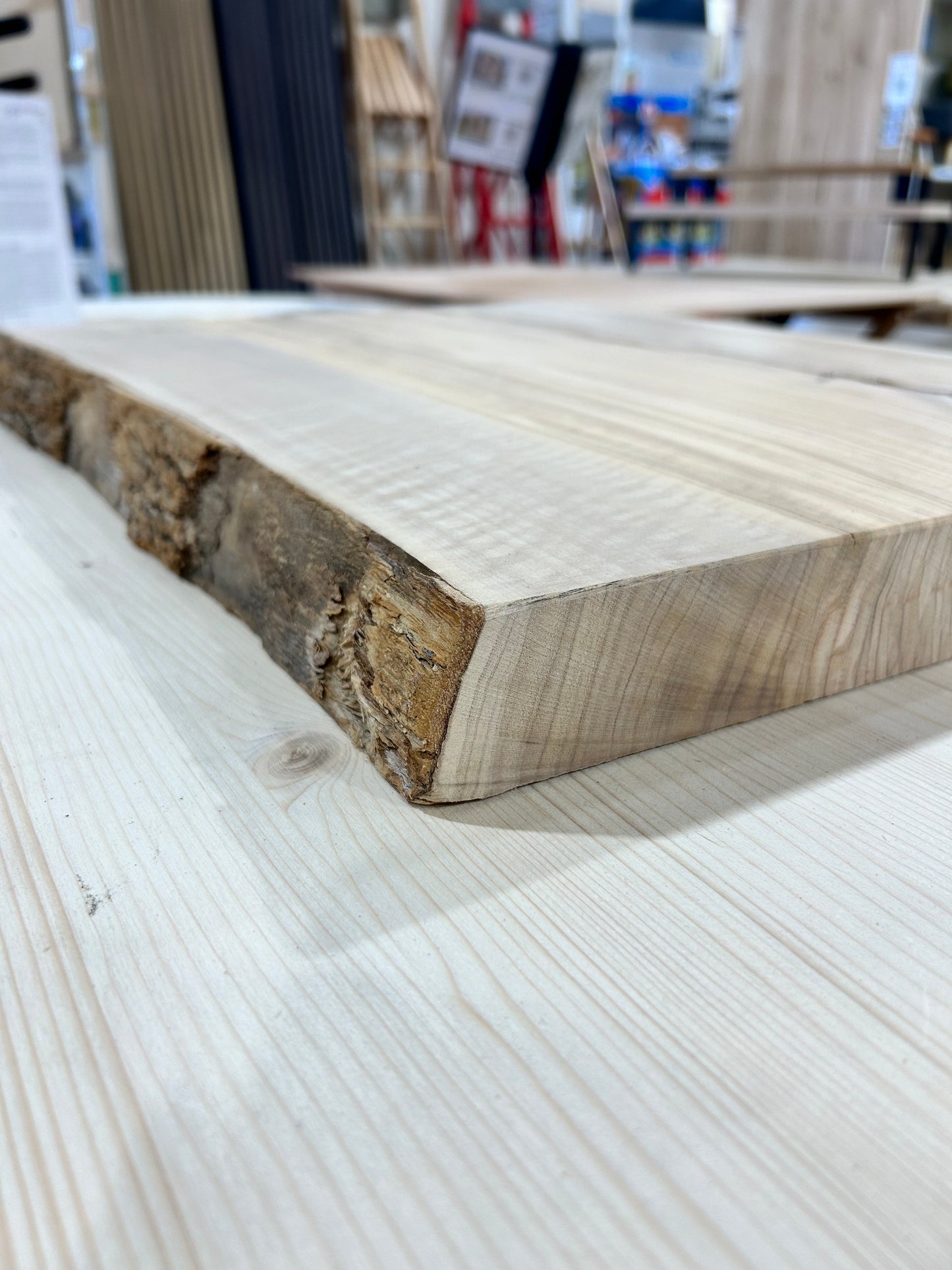 Tavola in legno di ulivo con corteccia Made in Blasi - Spessore 4,5/5,0 mm