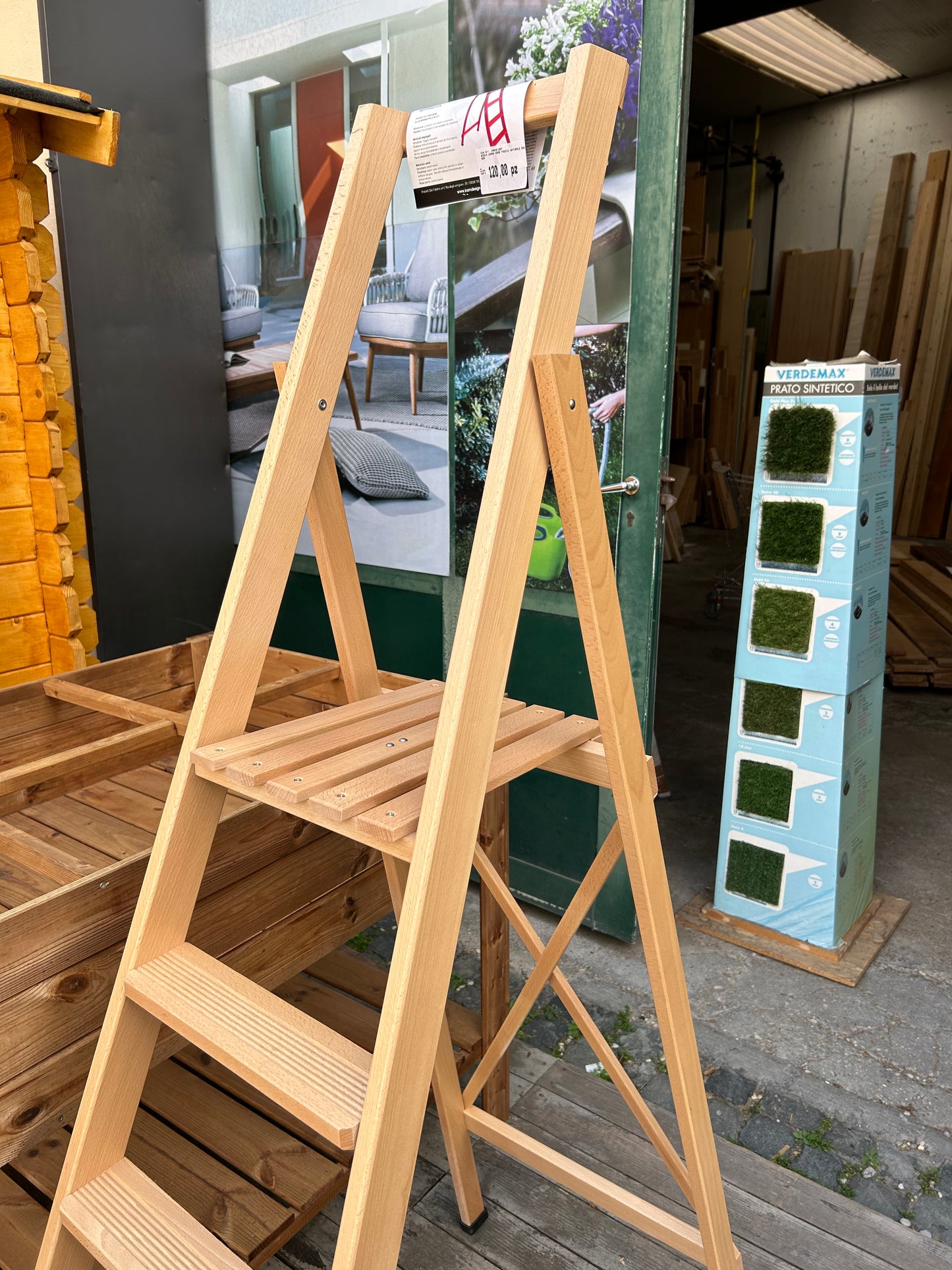 Scala legno Home - Faggio Naturale