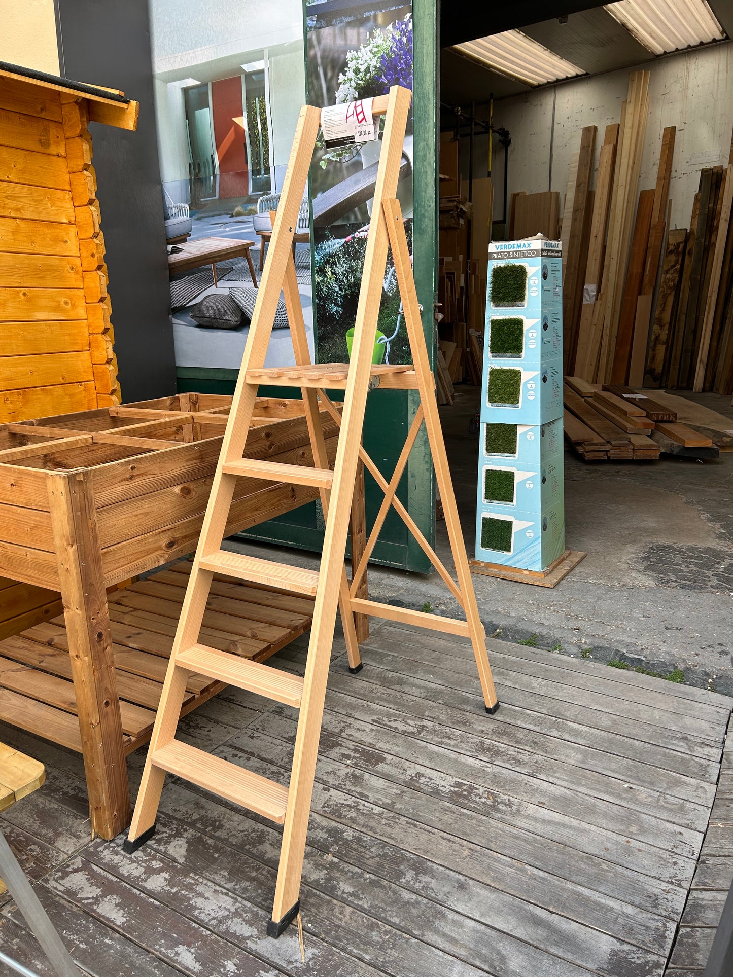 Scala legno Home - Faggio Naturale