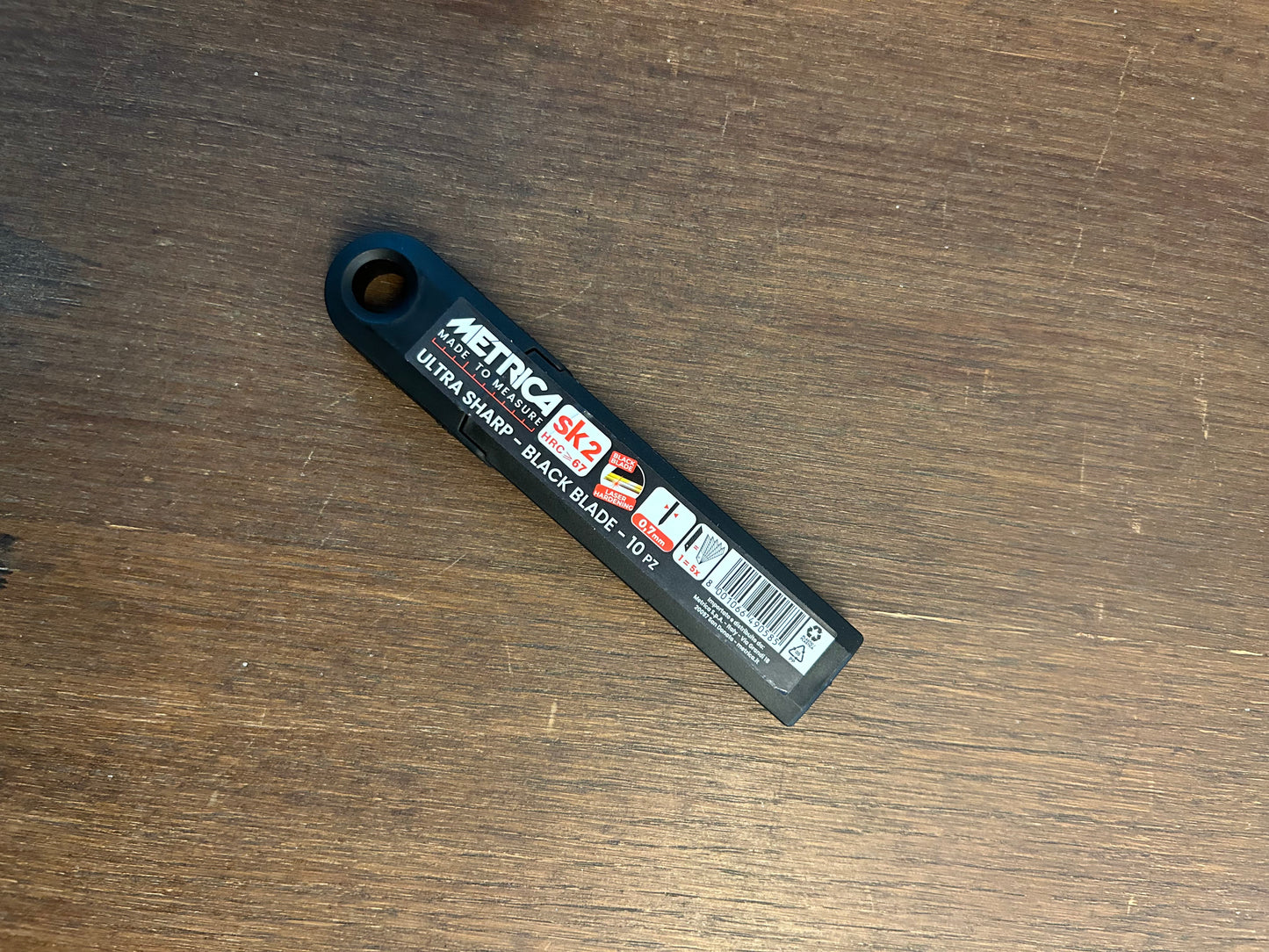 Set 10 lame di ricambio per Cutter All Black Metrica - 18mm