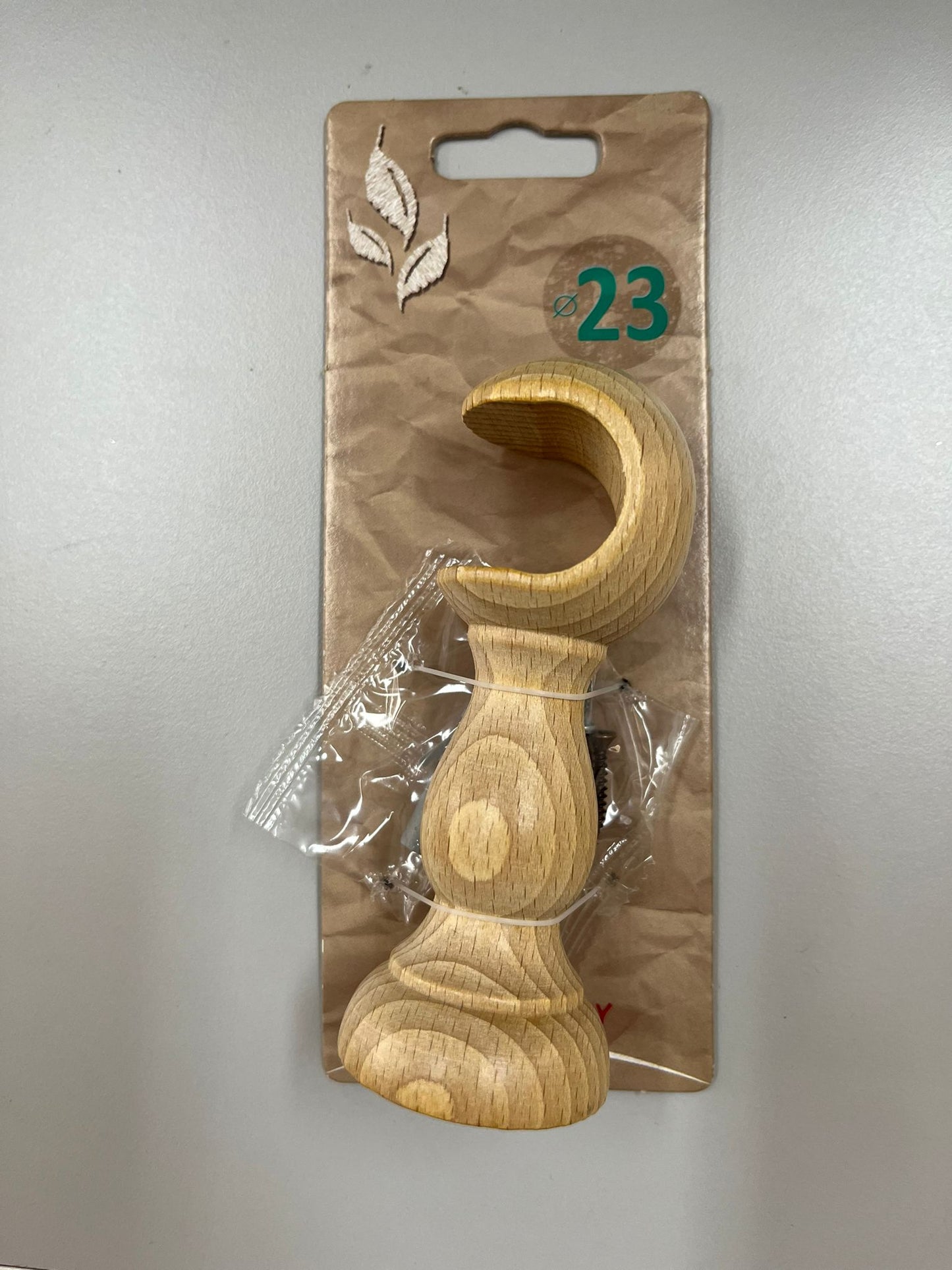 Connettore per Bastone in legno per tende Ø23 - profilo D