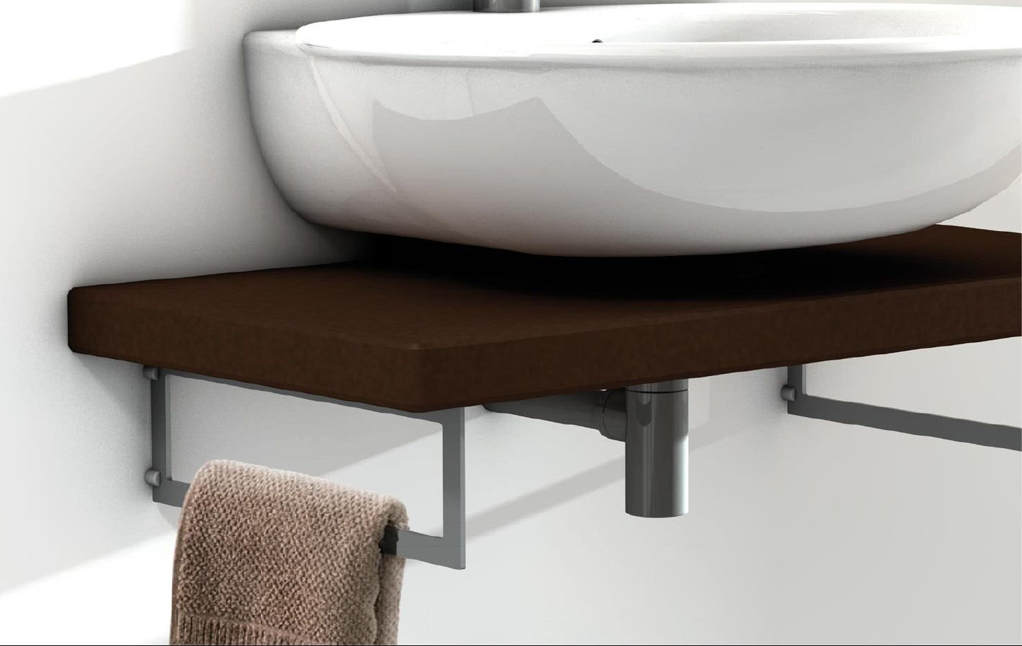 Reggimensola Nuvola per mensoloni - 45 cm