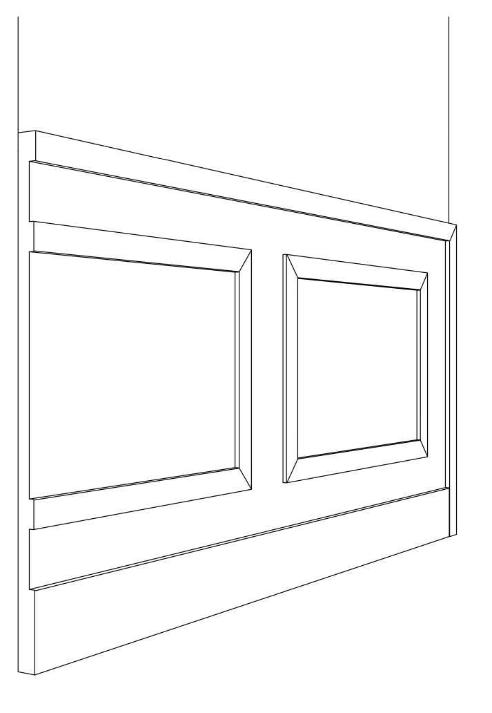 Cornice Living MDF - mm 30x10
