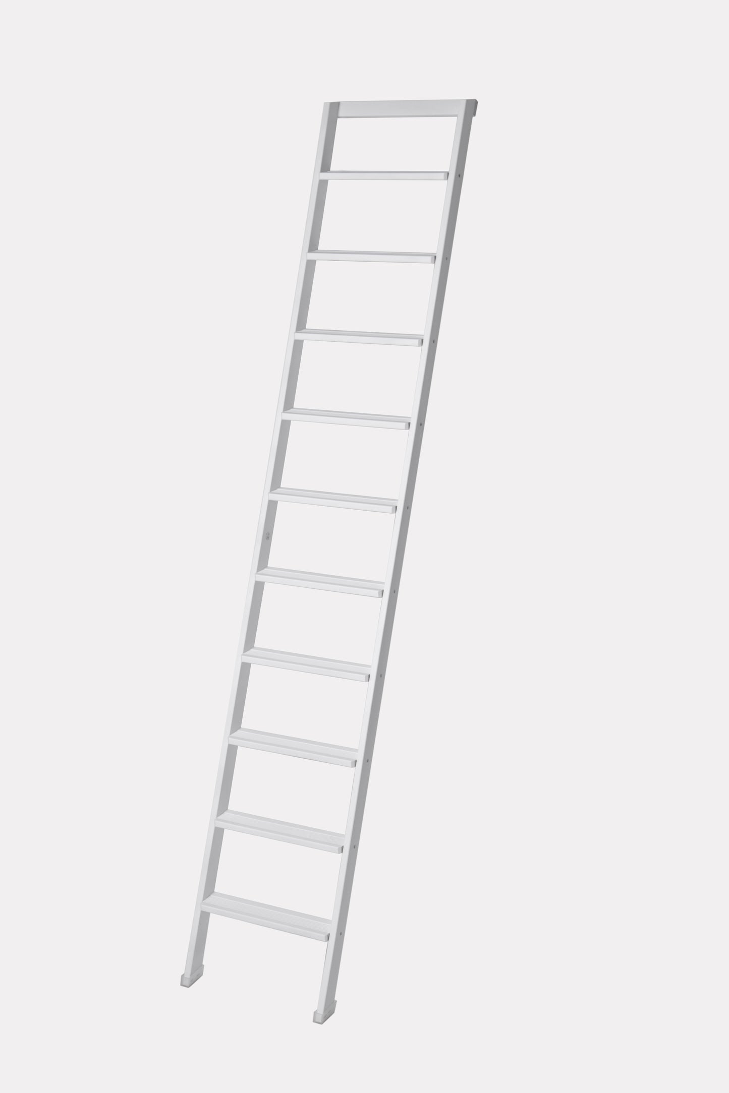 Scala in legno da appoggio Bianca - H 250 cm