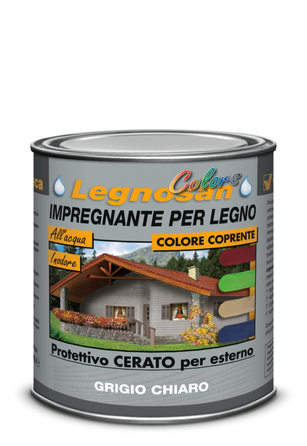Veleca Legnosan Colors - Impregnante all'acqua per legno 750ml