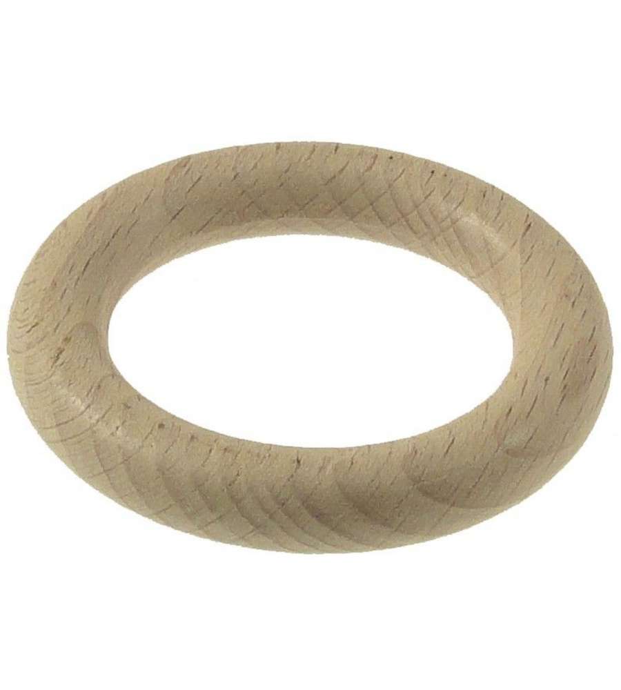 8 anelli in legno -  Ø38x56mm