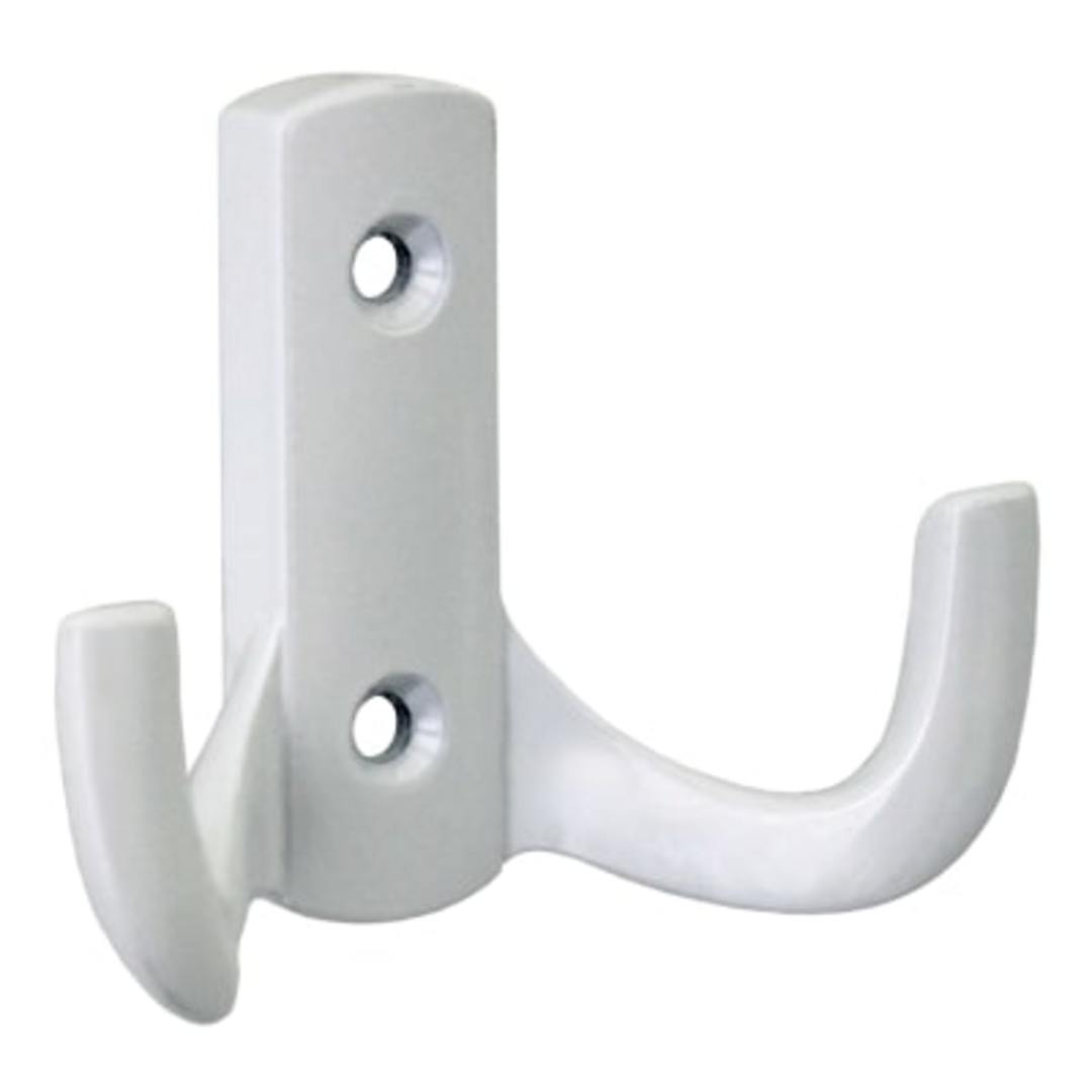 Gancio doppio zama - Bianco Lucido 588