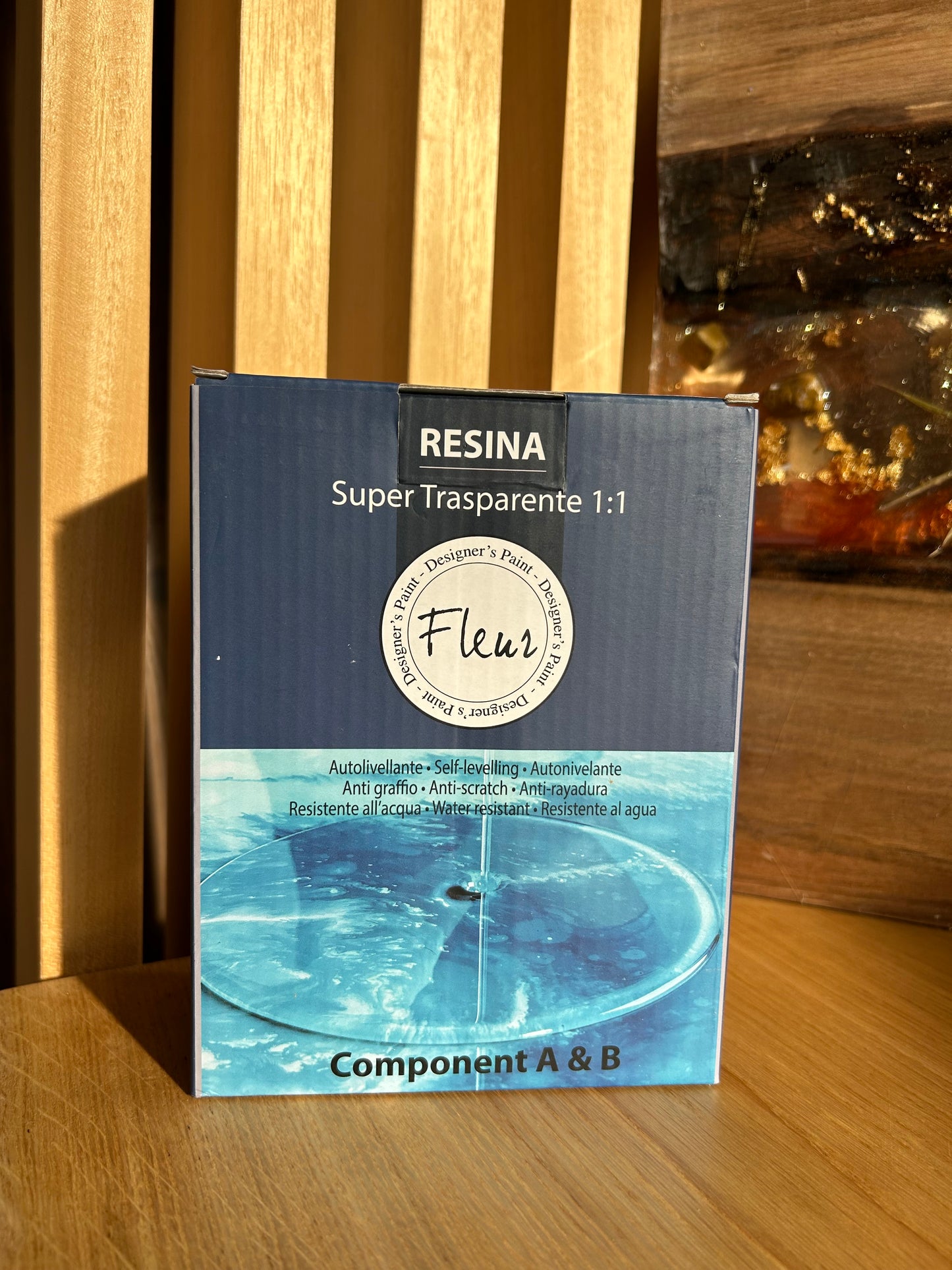 Fleur Resina Super Trasparente 1:1, 480ml