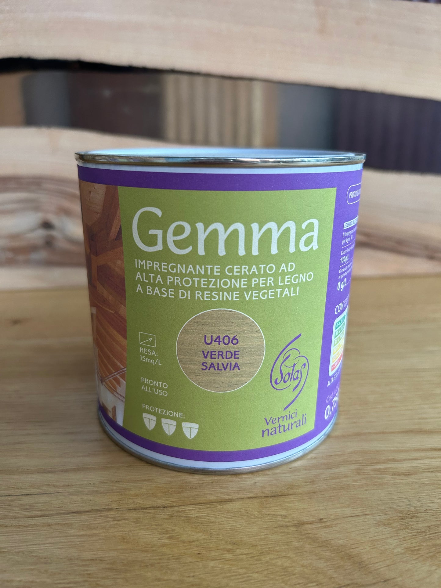 Impregnante Gemma Solas - Vernice naturale