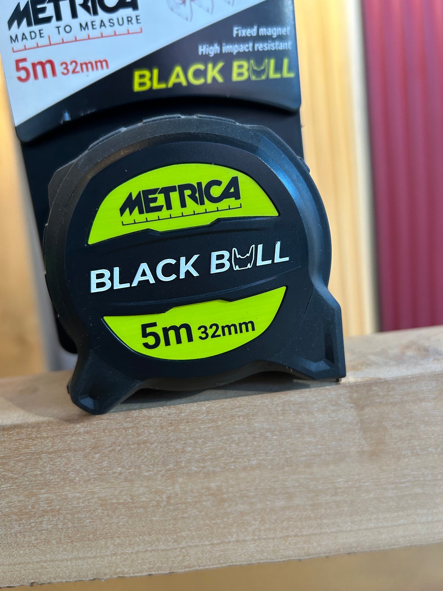 Flessometro Black Bull Autobloccante METRICA - 5m