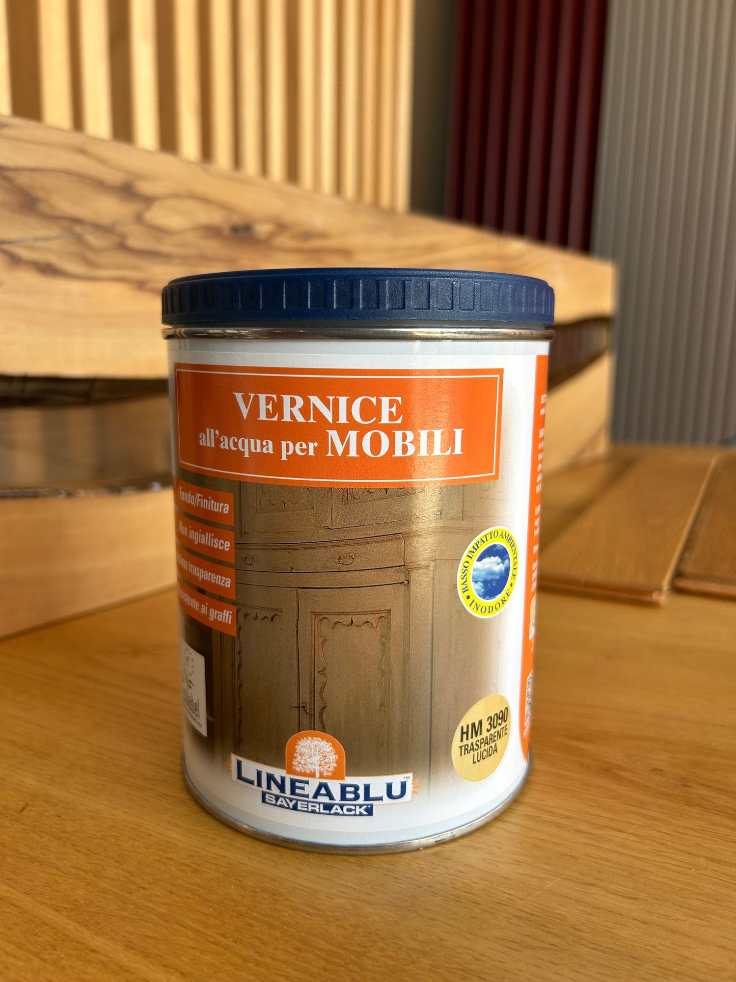 Vernice all’acqua per mobili 0,750 lt - Sayerlack Linea Blu