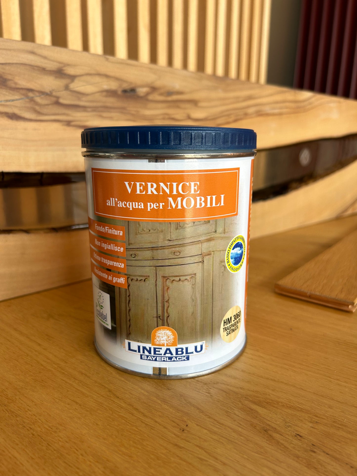 Vernice all’acqua per mobili 0,750 lt - Sayerlack Linea Blu