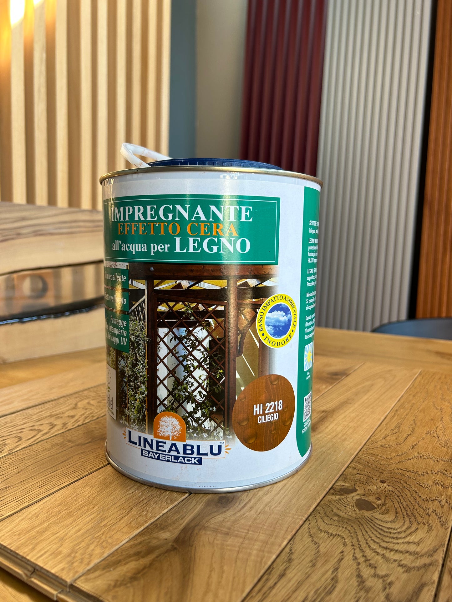 Impregnante Effetto Cera all’acqua per legno 2,5 lt - Sayerlack Linea Blu