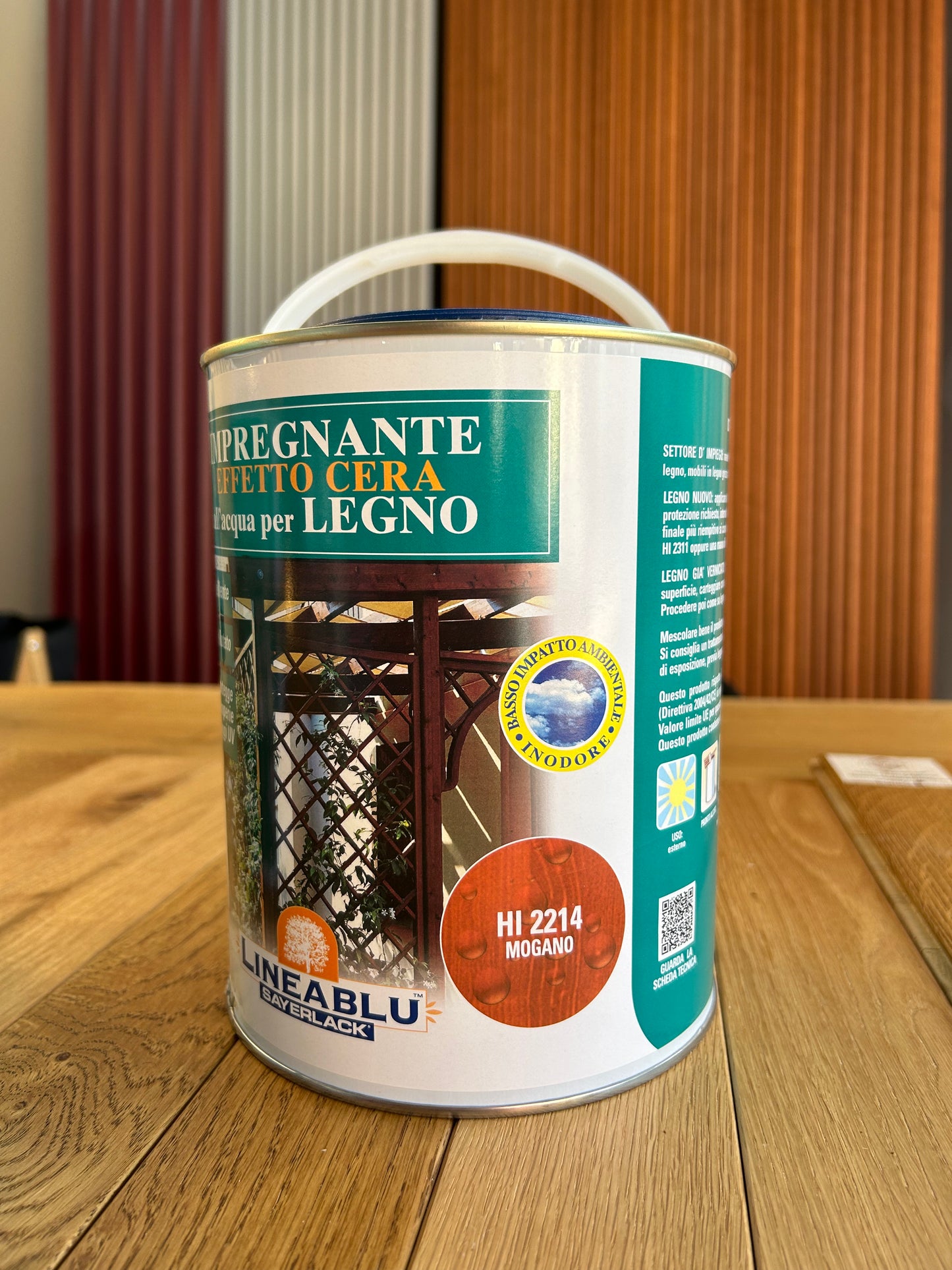 Impregnante Effetto Cera all’acqua per legno 2,5 lt - Sayerlack Linea Blu