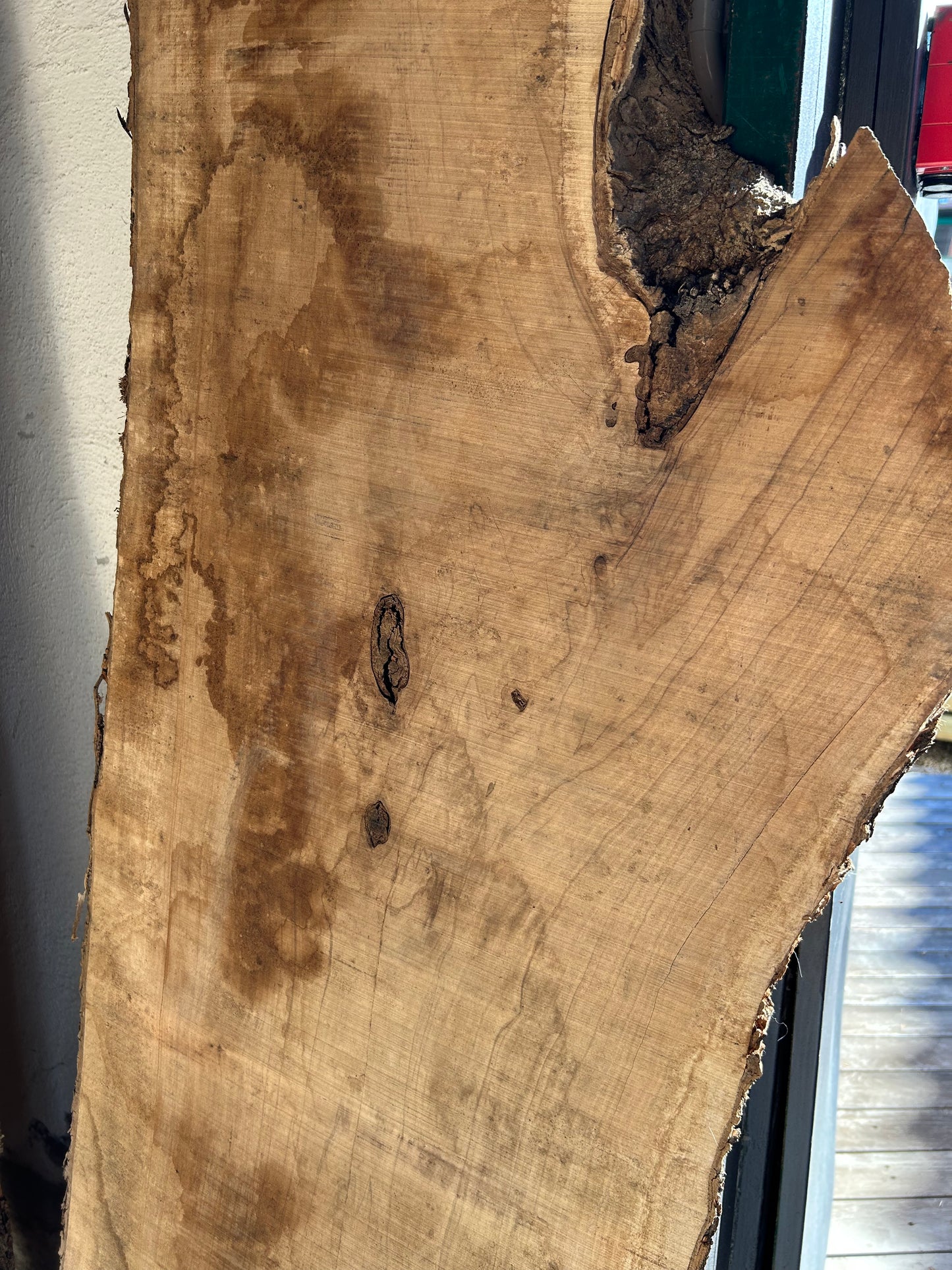 Tavola in legno di ulivo grezzo