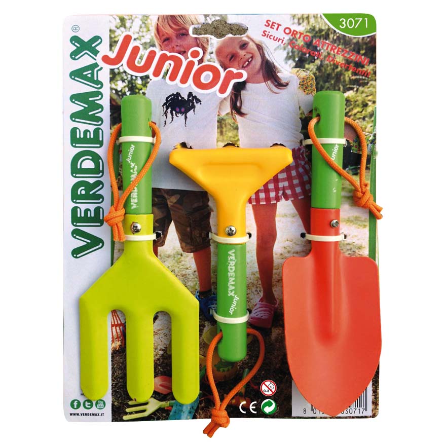 Set completo con manico corto per bambini - Verdemax