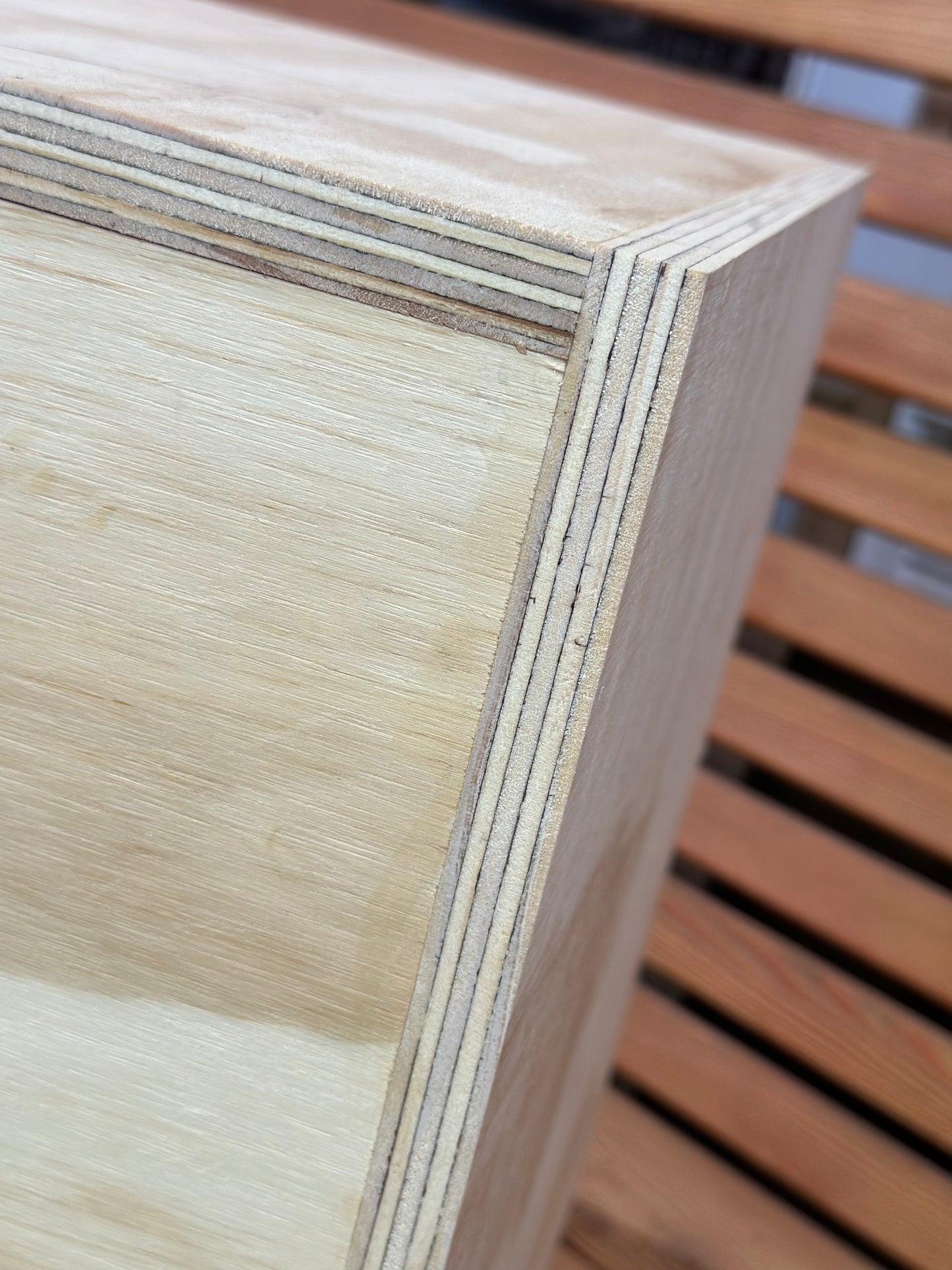 Cubo in Legno in multistrato di pino fenolico