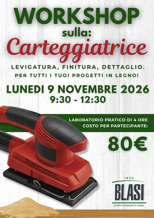 Workshop Carteggiatrice – 9 Novembre 2026