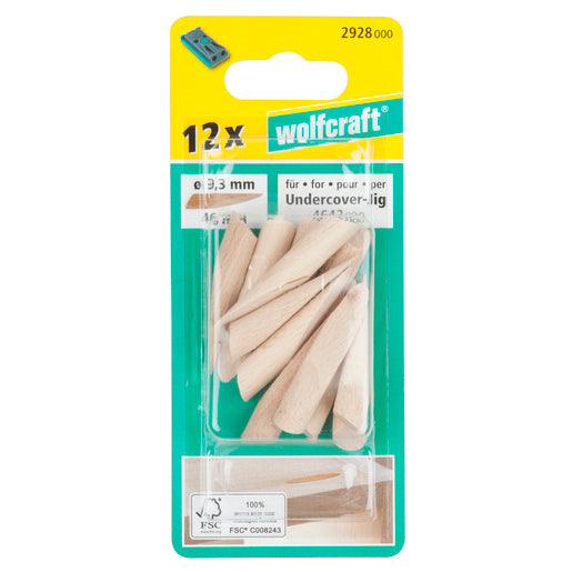 Coprifori per giunzioni nascoste, Ø 9,3 mm - Wolfcraft