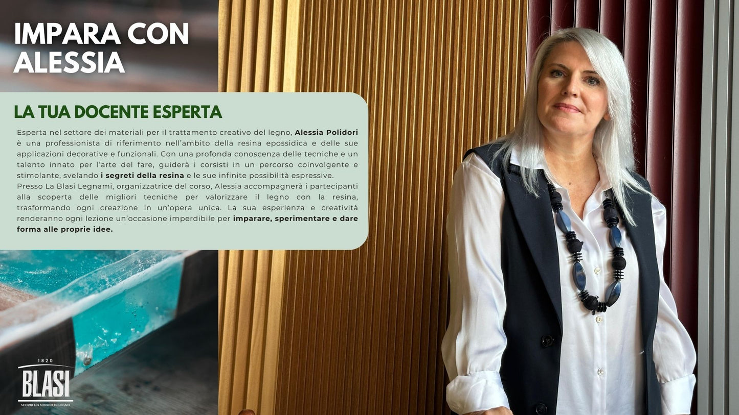 CORSO BASE SULLA RESINA EPOSSIDICA (6 ORE)