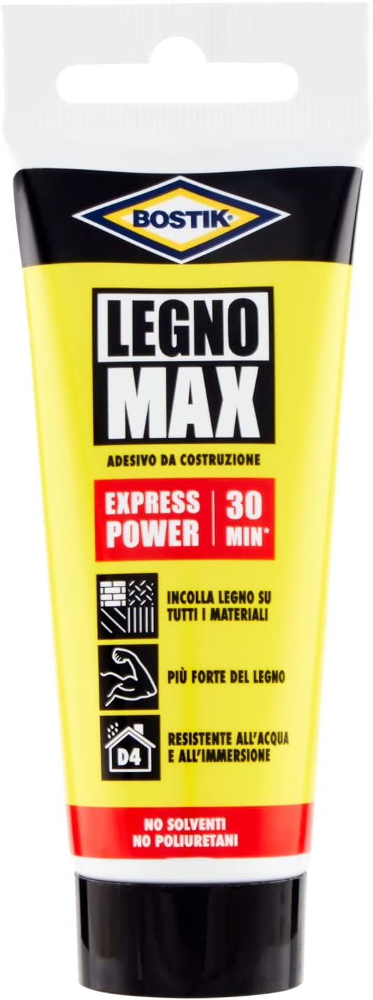Bostik Legno Max Express Power Colla per Legno Extra Forte - Tubetto 100g
