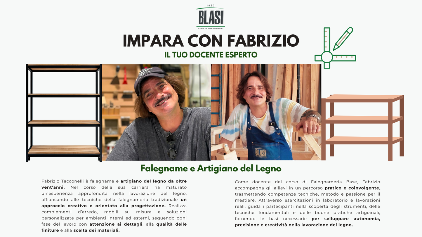 CORSO BASE DI FALEGNAMERIA