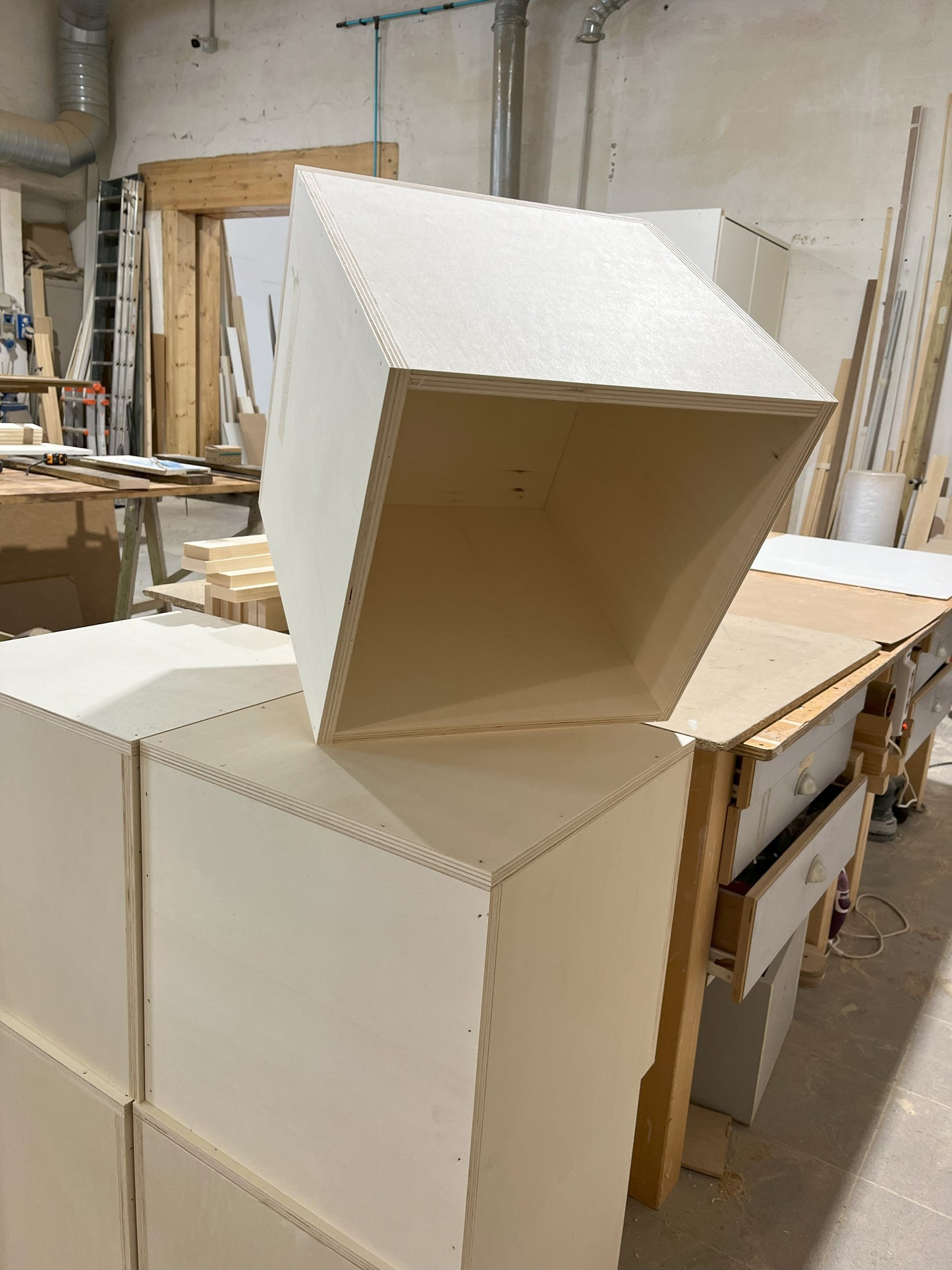 Cubo in Legno in multistrato di betulla