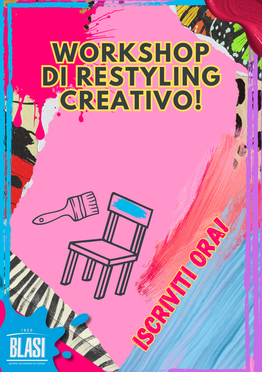WORKSHOP DI RESTYLING: WEEKEND CREATIVO CON GIOVANNA! (6 ORE)
