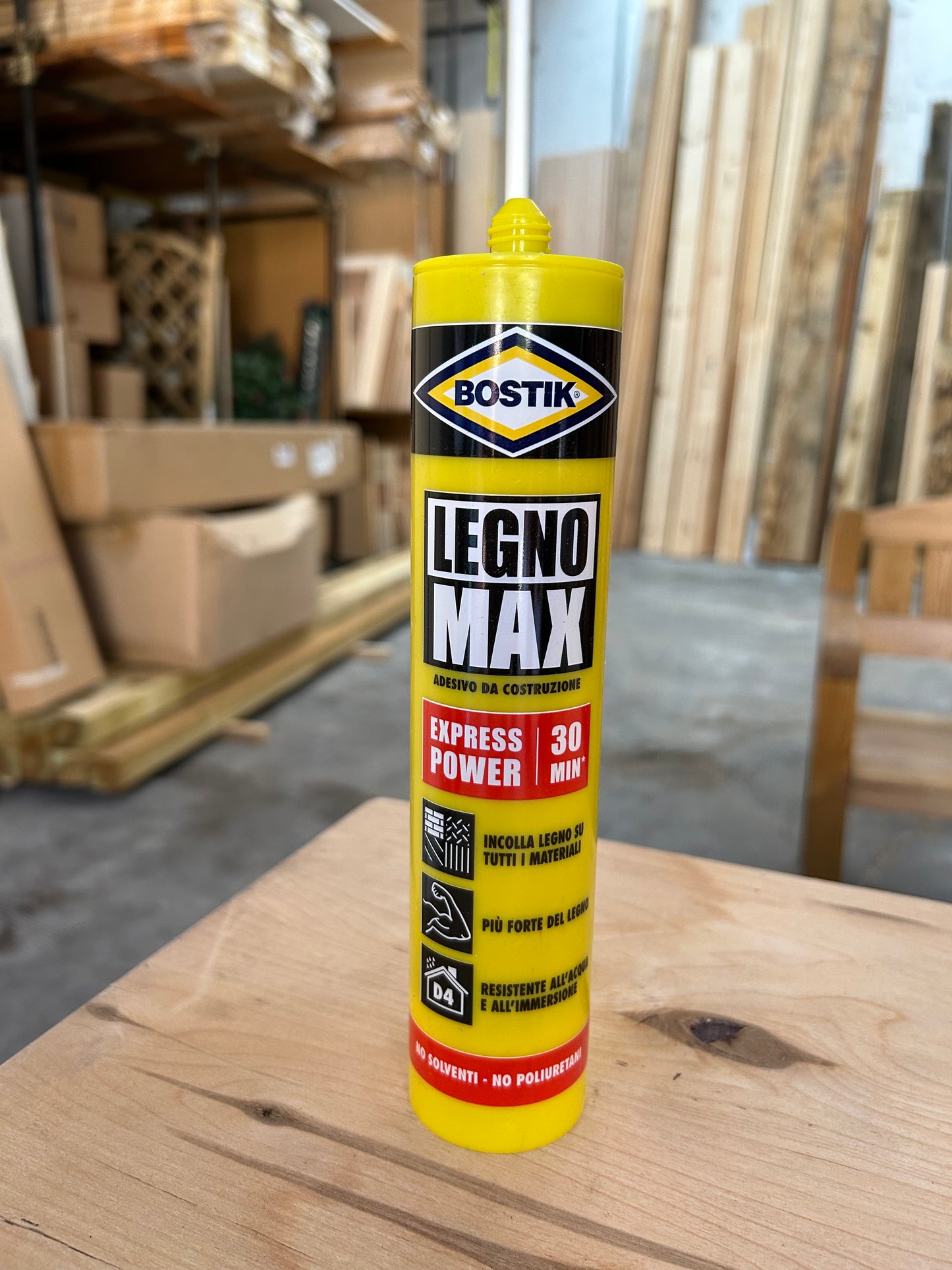 BOSTIK Legno Max Express 30 min - Colla per Legno Extra Forte