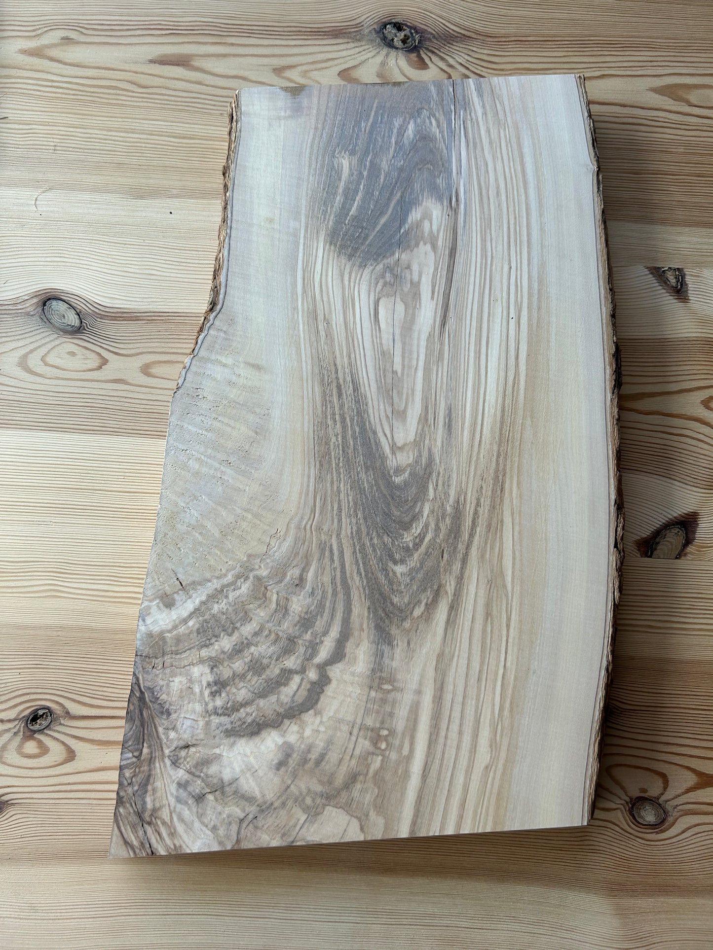 Tagliere Small in legno d'ulivo con corteccia Made in Blasi - Spessore 4,5/5,0 mm