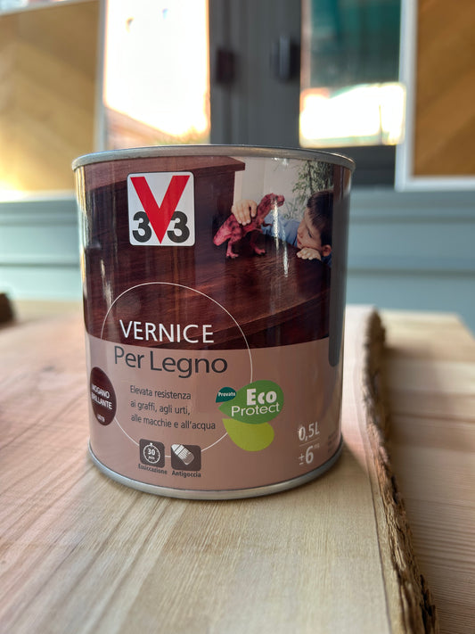 V33 Vernice Per Legno Per Interni Eco Protect - 0,5L