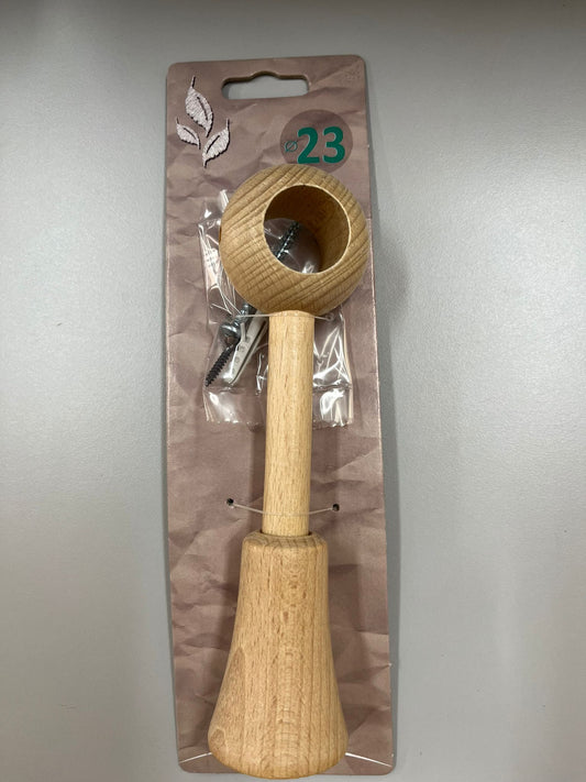 Connettori per Bastone in legno per tende Ø23 - profilo A