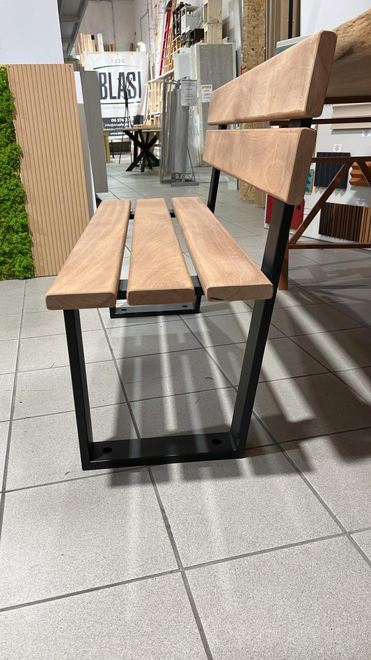 Gamba  B-SHAPE per panchina H 40 cm acciaio verniciato
