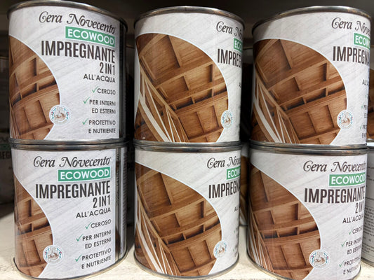 Impregnante Ceroso all'Acqua Ecowood – 250 ml