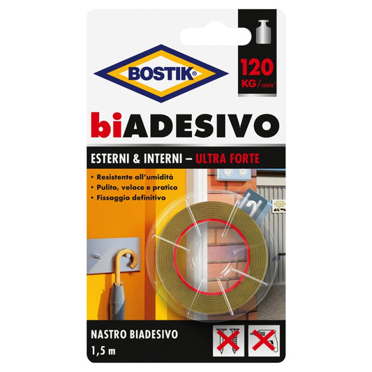 Bostik Biadesivo Esterni e Interni - Ultra Forte