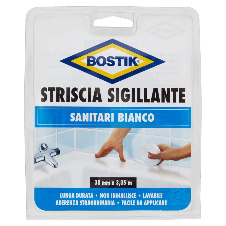 Bostik - Striscia Sigillante Autoadesiva Sanitari Bianco